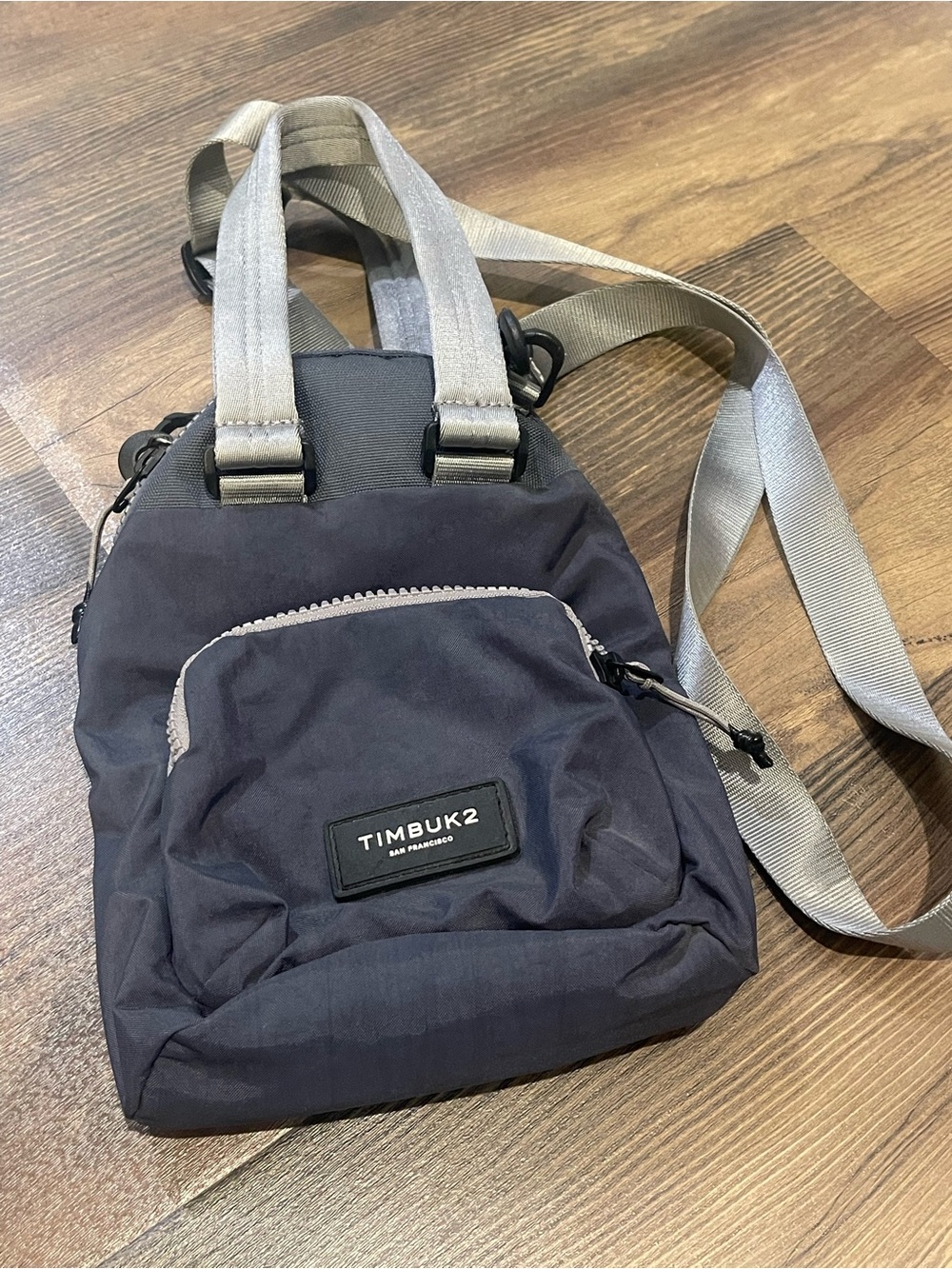 Timbuk2 Mini Backpack Crossbody Bag Navy Nylon Convertible Utility Travel Bag